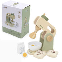 Игрушка Viga 44217 Set de joaca din lemn Gătim cu mixerul, 6 piese
