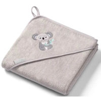 Аксессуар для купания BabyOno 0346/06 Prosop din bambus cu capota 100x100 (Sura)
