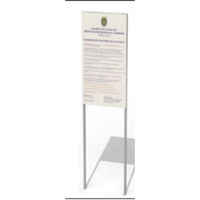 Accesoriu pentru teren de joacă Copfer PTP040 Panou informativ din etalbond 50x100cm