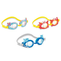 Ochelari pentru înot “Amuzanți”, 3-8 ani, 3 culori