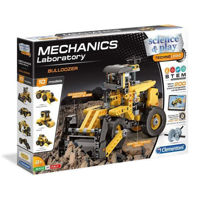 Set de construcție Clementoni Mechanics Buldozer (17374)