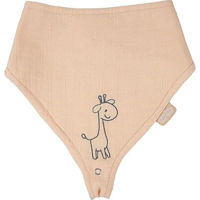 Bavețică BabyJem 837 Bavetica din muselina cu suport pentru suzeta Roz