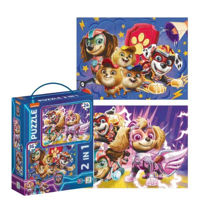 Головоломка Dodo 200573 Puzzle Păstrăm lumea în siguranță 2în1, seria Paw Patrol, 60el
