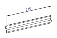 cumpără Bara de fixare DKC RP 415 (7035), metal în Chișinău