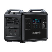 CHOETECH 2000Wh Bidirectional charging Power Station