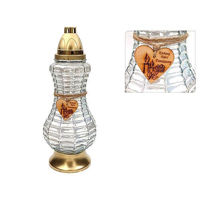 Декор Grave lights 54031 Candelă sticlă cu capac 33cm 40 ore, Dragă bunicută