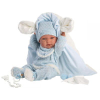 Кукла Llorens 73859 Nico Con Cojin Celeste 40см