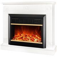 Șemineu electric ArtFlame Bonita & Mars, 800x950x270 mm, Alb