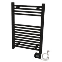 Полотенцесушитель Warma Flat 500x800 400 W сталь черный электрический