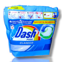 DASH 3 в 1 Classico kапсулы для стирки, 64 шт
