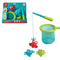 Аксессуар для купания Hape E0214 Set de joacă pentru baie Pescuit – dublă distracție