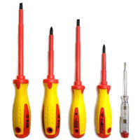 Șurubelniță S&R 250681305 Set surubelnita 1000V PH-SL-Tester PROFI (5buc)