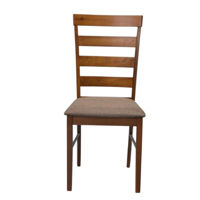 Стул Evelin di Costacurta Gloria Burnish oak (Обивка-EKEA-12 Dark Brown)