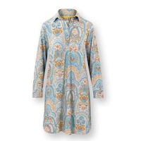 Домашний текстиль Pip Studio 51.503.681 Daaltje Long Sleeve Nightdress Jabali Blue XL Blue
