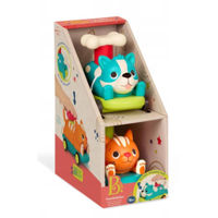 Машина Battat BX2419Z cu animale (pisica si caine), 1976D