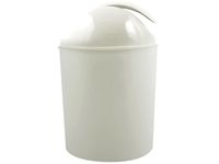 Cos pentru gunoi 5l alb, plastic