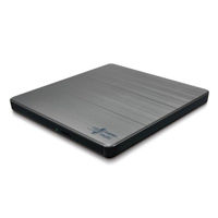 External Portable Slim 8x DVD-RW Drive Hitachi-LG Data Storage "GP60NB60", Silver, (USB2.0), Retail