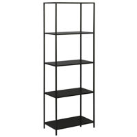 Офисный стеллаж Deco Cona 5 nivele (50x30x145.5H) Black