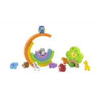Игрушка Viga 44590 Joc de echilibru din lemn Curcubeu