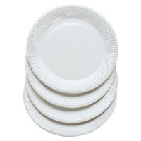Аксессуар для кухни Excellent Houseware 44652 Набор тарелок бумажных 20шт, 23cm, белый