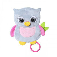 BabyOno Jucărie îmbrățișări Flat Owl Celeste