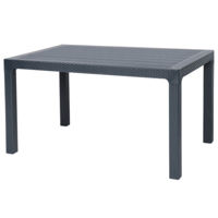 Mobilier pentru grădină Hydro S Masă Rattan, 150x90x75, Antracit