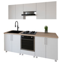 Мебель для кухни Smartex (30097) K3 220сm Alb