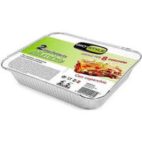 Форма для выпечки GioStyle 51546 Формы алюминиевые с крышкой 80µm, 2шт, 32x26x5cm