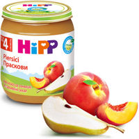 Hipp пюре персик 4+мес. 125г