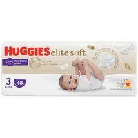 Scutece-chiloţel Huggies Elite Soft Mega 3 (6-11 kg), 48 buc
