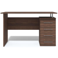 Офисный стол Fabrik Home СК-03 правый орех тёмный