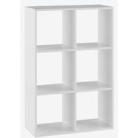 Etajeră 5five 51870 Raft 67.5x32x100.5cm, 6 polite, alb