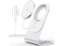 Wireless Magnetic Charger Stand CHOETECH, H047 + T517-F, Silver