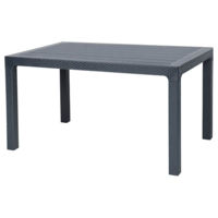 Mobilier pentru grădină Hydro S Masă Rattan, 120x70x75, Antracit