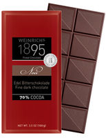 Ciocolata neagră Weinrichs 1895 Finest DarkChocolate 70% 100g.