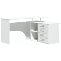 Офисный стол Fabrik Home СК-01 правый белый ясень