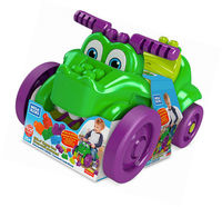 Mașină de crocodil „Rulează și colectează zarurile” Mega Bloks, cod GFG22