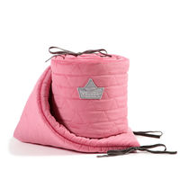 Borduri de protectie pentru patut LaMillou Velvet Collection Florida Pink