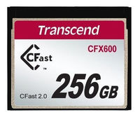 256GB  CompactFlash Card, CFast 2.0 600X, Transcend "TS256GCFX600" (R/W: 510/370MB/s)