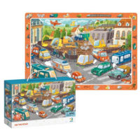 Головоломка Dodo 300370 Puzzle Atenție pe drum, seria Observation, 80 elem.