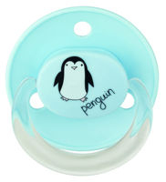 "Baby-Nova" Круглая соска с кольцом, от 0 мес., Силикон, без BPA, 2 шт. со стерилизационной коробкой (20009)