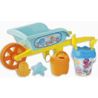 Игрушка для песочницы Androni 6303-Fish Набор Для Песка В Тележке