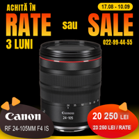 Obiectiv Canon RF 24-105mm F4L IS USM (RATE sau SALE)