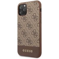Чехол для смартфона CG Mobile GLBR Guess 4G Stripe Cover for iPhone 11 Pro Brown (EU Blister)