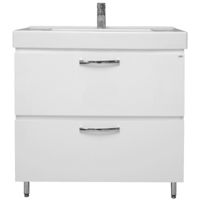 Dulap pentru lavoar Mashtab 11351 Agat Alb 2 sertare 80cm Alb