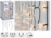 Luminite de Craciun "Turturi" 90LED alb-cald, 2.85mX0.5m