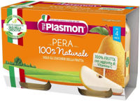 Пюре PLASMON груша (4 мес), 2x104 г