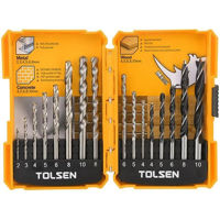 Набор головок, бит, насадок Tolsen Set 16 burghii combinate beton, lemn, metal (75628)