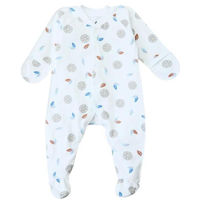 Детская одежда Minikin 231520162 Комбинезон MIX 62см Белый c узором