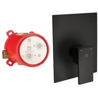 Baterie de duș HERZ SQ Black 1 cai UH00361B